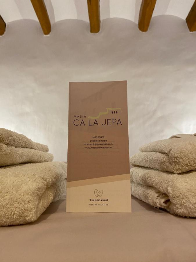 Masia Ca La Jepa Juncosa Exteriör bild